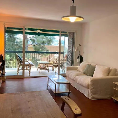 Charmant T3 Au Milieu Des Pins, Terrasse Sud, Vue Mer, Plage A Pieds, Fibre Et Garage Prive Inclus Les Lecques Exterior foto