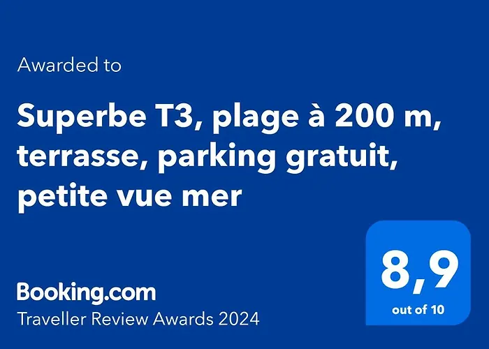 Charmant T3 Au Milieu Des Pins, Terrasse Sud, Vue Mer, Plage A Pieds, Fibre Et Garage Prive Inclus